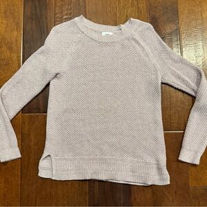 Old Navy Purple Crew Neck Sweater with Ribbed Hem